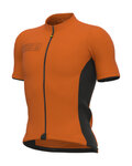 ALÉ Cycling short sleeve jersey - SOLID COLOR BLOCK - orange