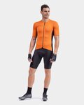 ALÉ Cycling short sleeve jersey - SOLID COLOR BLOCK - orange