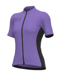 ALÉ Cycling short sleeve jersey - SOLID COLOR BLOCK - purple
