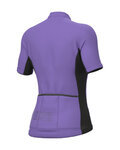 ALÉ Cycling short sleeve jersey - SOLID COLOR BLOCK - purple