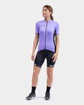 ALÉ Cycling short sleeve jersey - SOLID COLOR BLOCK - purple