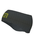 ALÉ Cycling headband - THERMO ROAD - black/yellow