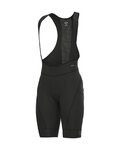 ALÉ Cycling bib shorts - R-EV1  AGONISTA PLUS - black