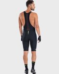 ALÉ Cycling bib shorts - R-EV1 AGONISTA PLUS - black/white