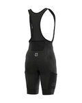ALÉ Cycling bib shorts - OFF-ROAD GRAVEL STONES CARGO - black