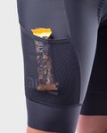ALÉ Cycling bib shorts - OFF-ROAD GRAVEL STONES CARGO - black