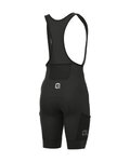 ALÉ Cycling bib shorts - OFF-ROAD GRAVEL STONES CARGO - black