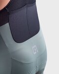 ALÉ Cycling bib shorts - OFF-ROAD GRAVEL STONES CARGO - green