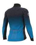ALÉ Cycling winter long sleeve jersey - PRS BULLET DWR - black/blue