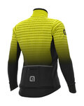 ALÉ Cycling thermal jacket - PRS BULLET DWR STRETCH - black/yellow