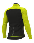 ALÉ Cycling winter long sleeve jersey - SOLID FONDO WINTER - yellow