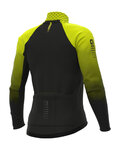 ALÉ Cycling winter long sleeve jersey - R-EV1 CLIMA PROTECTION 2.0 VELOCITY WIND G+ - yellow/black