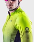 ALÉ Cycling winter long sleeve jersey - R-EV1 CLIMA PROTECTION 2.0 VELOCITY WIND G+ - yellow/black