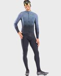 ALÉ Cycling winter long sleeve jersey - R-EV1 CLIMA PROTECTION 2.0 VELOCITY WIND G+ - grey/black
