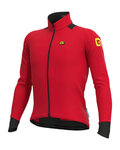 ALÉ Cycling winter long sleeve jersey - KLIMATIK K-IDRO WR LS - red