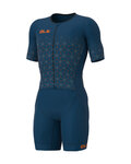 ALÉ Cycling skinsuit - TRIATHLON  MAUI LONG TRI SS - blue