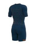 ALÉ Cycling skinsuit - TRIATHLON  MAUI LONG TRI SS - blue