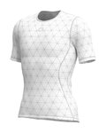 ALÉ Cycling short sleeve t-shirt - QUARK - white