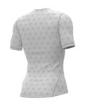 ALÉ Cycling short sleeve t-shirt - QUARK - white