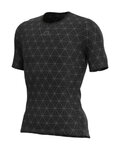 ALÉ Cycling short sleeve t-shirt - QUARK - black