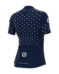 ALÉ Cycling short sleeve jersey - PRR STARS LADY - blue/white