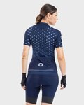 ALÉ Cycling short sleeve jersey - PRR STARS LADY - blue/white