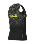 ALÉ Cycling tank top - RUNNING  TRIANGLE - black