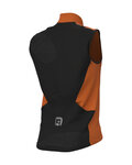 ALÉ Cycling gilet - GUSCIO VENTO 2.0 - brown