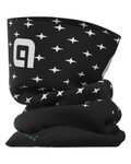 ALÉ Cycling neckwarmer - STARS TUBOLAR - black/white