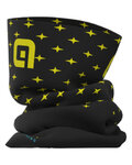 ALÉ Cycling neckwarmer - STARS TUBOLAR - black/yellow