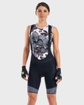 ALÉ Cycling bib shorts - PRS MASTER 2.0 LADY - black/white