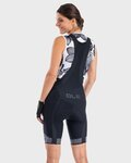 ALÉ Cycling bib shorts - PRS MASTER 2.0 LADY - black/white