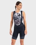 ALÉ Cycling bib shorts - PRS MASTER 2.0 LADY - black/grey
