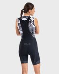 ALÉ Cycling bib shorts - PRS MASTER 2.0 LADY - black/grey