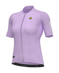 ALÉ Cycling short sleeve jersey - SILVER COOLINGR-EV1 - purple