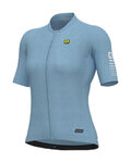 ALÉ Cycling short sleeve jersey - R-EV1  SILVER COOLING LADY - light blue