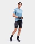 ALÉ Cycling short sleeve jersey - R-EV1  SILVER COOLING LADY - light blue