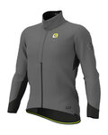 ALÉ Cycling thermal jacket - R-EV1 URAGANO - grey
