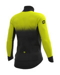 ALÉ Cycling thermal jacket - PR-S GRADIENT - yellow/black