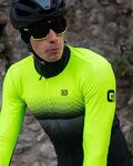 ALÉ Cycling thermal jacket - PR-S GRADIENT - yellow/black