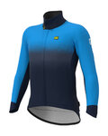 ALÉ Cycling thermal jacket - PR-S GRADIENT - blue/light blue