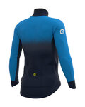 ALÉ Cycling thermal jacket - PR-S GRADIENT - blue/light blue