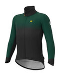 ALÉ Cycling thermal jacket - PR-S GRADIENT - green/black