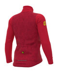 ALÉ Cycling thermal jacket - SOLID CROSS - red