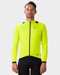 ALÉ Cycling winter long sleeve jersey - R-EV1 THERMAL - yellow