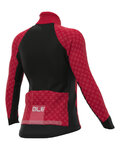 ALÉ Cycling thermal jacket - PR-R GREEN HELIOS - red