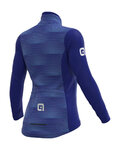ALÉ Cycling thermal jacket - SOLID SHARP - blue