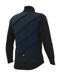 ALÉ Cycling thermal jacket - PR-R TAK WOOL THERMO - black/blue