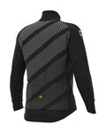 ALÉ Cycling thermal jacket - PR-R TAK WOOL THERMO - black/grey