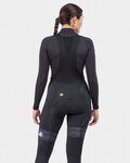 ALÉ Cycling long bib trousers - PR-R MILD - black/white